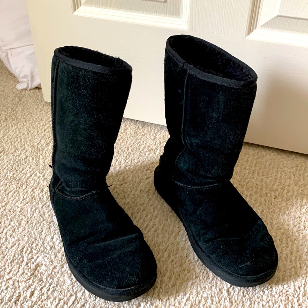 Black kookaburra boots size 6